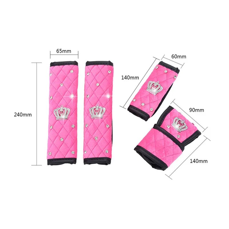 Pink Crown Accessories Matching Set