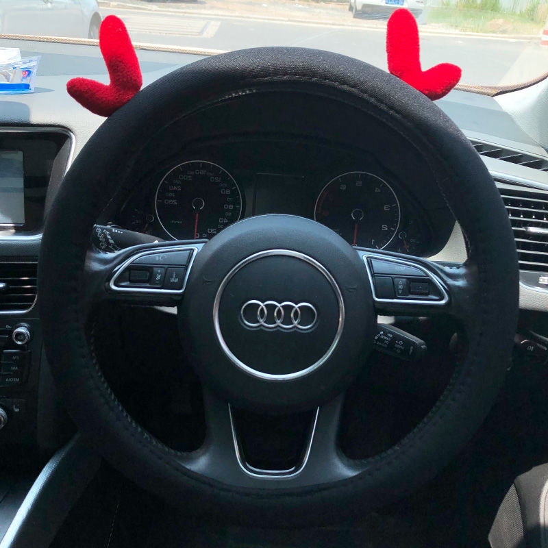 Hello Kitty Car Steering Four Seasons Universal Sanrio Cute Wheel Cover Girls Antideslizante Transpirable Cover Car Accessorie