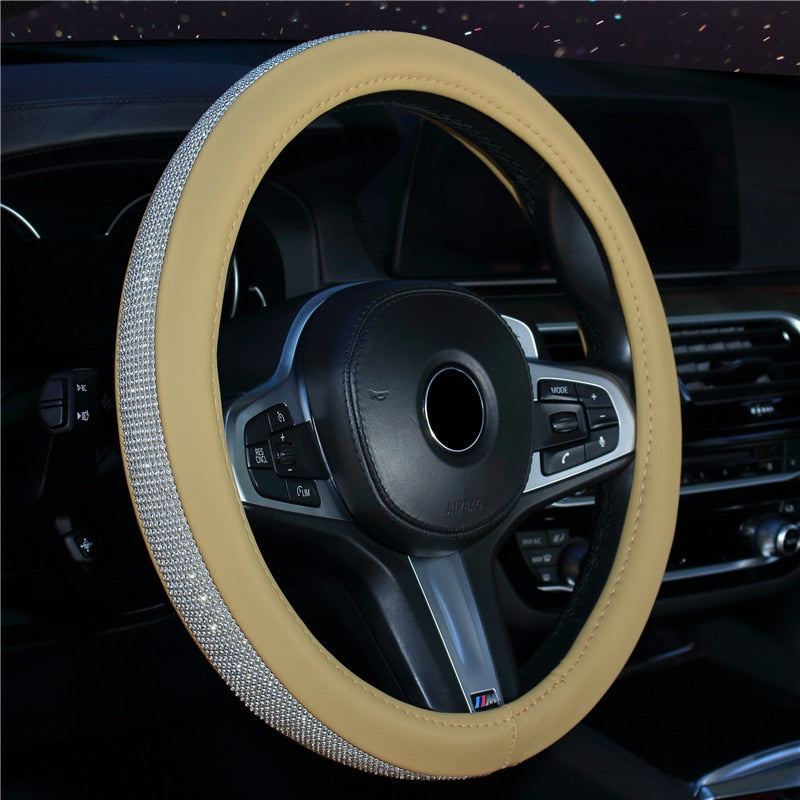 38cm Women's Car Steering Wheel Cover