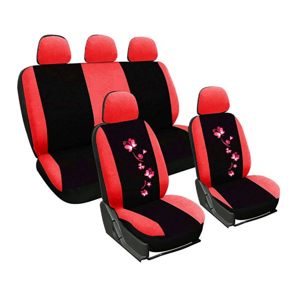 Universal Butterfly Embroidery Seat Covers